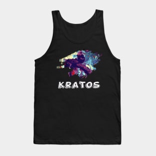 Rage And Redemption Kratos God Of War Journey Tank Top